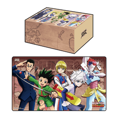 UNION ARENA CARD GAME: PLAYMAT AND HALF STORAGE BOX SET: HUNTER X HUNTER